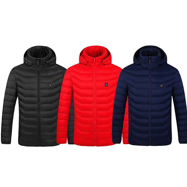 USB Winter Solid color Heated Jacket