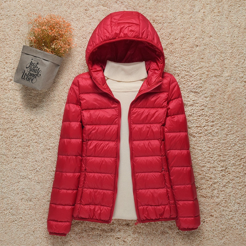 New Women Thin Down Jacket