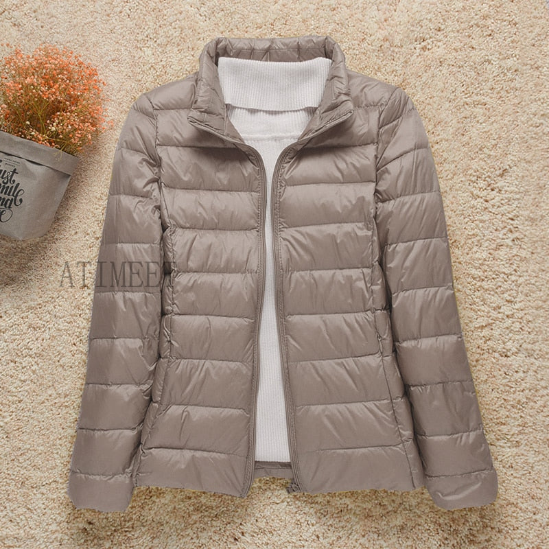 New Women Thin Down Jacket