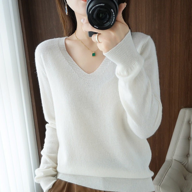 Sweater 2022 Autumn Winter Knitted Pullovers