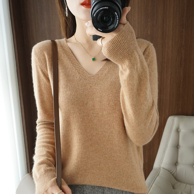 Sweater 2022 Autumn Winter Knitted Pullovers