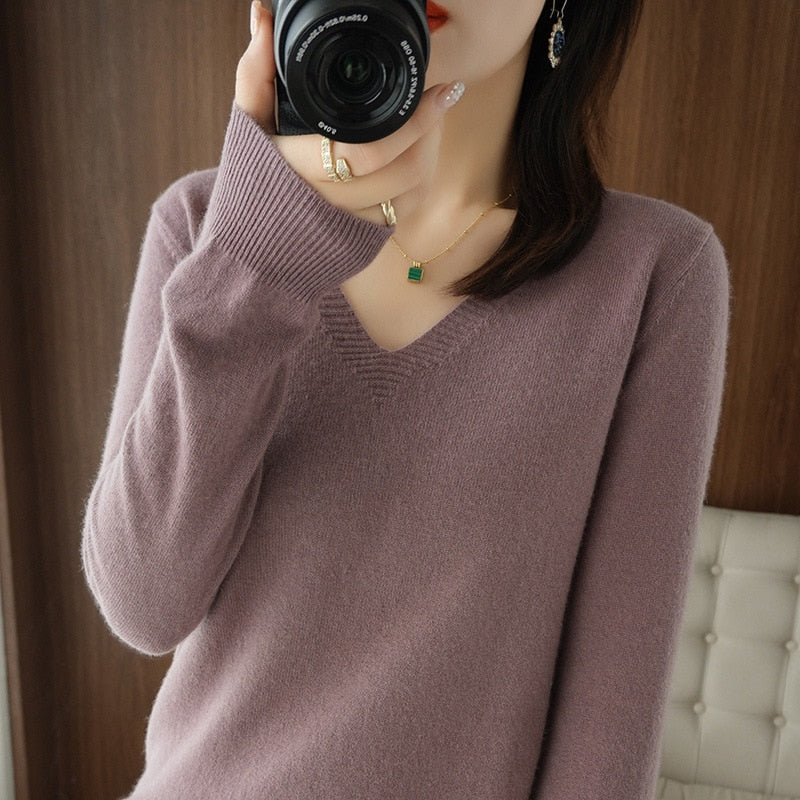 Sweater 2022 Autumn Winter Knitted Pullovers