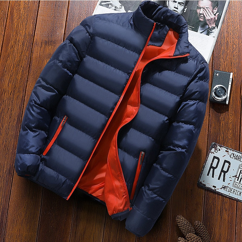 New Warm Thick Men Parka Jackets Winter Windbreak Cotton