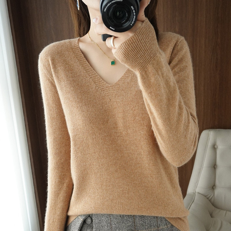 Sweater 2022 Autumn Winter Knitted Pullovers