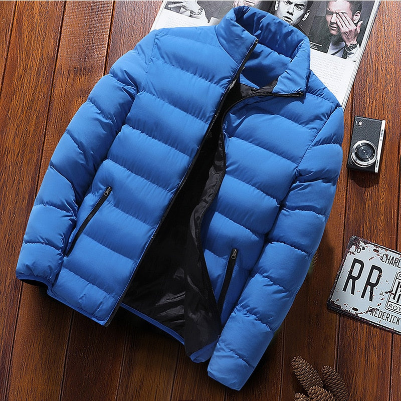 New Warm Thick Men Parka Jackets Winter Windbreak Cotton