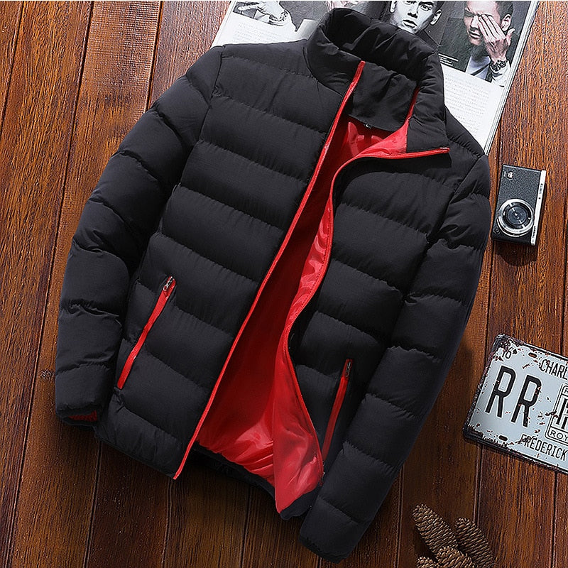 New Warm Thick Men Parka Jackets Winter Windbreak Cotton