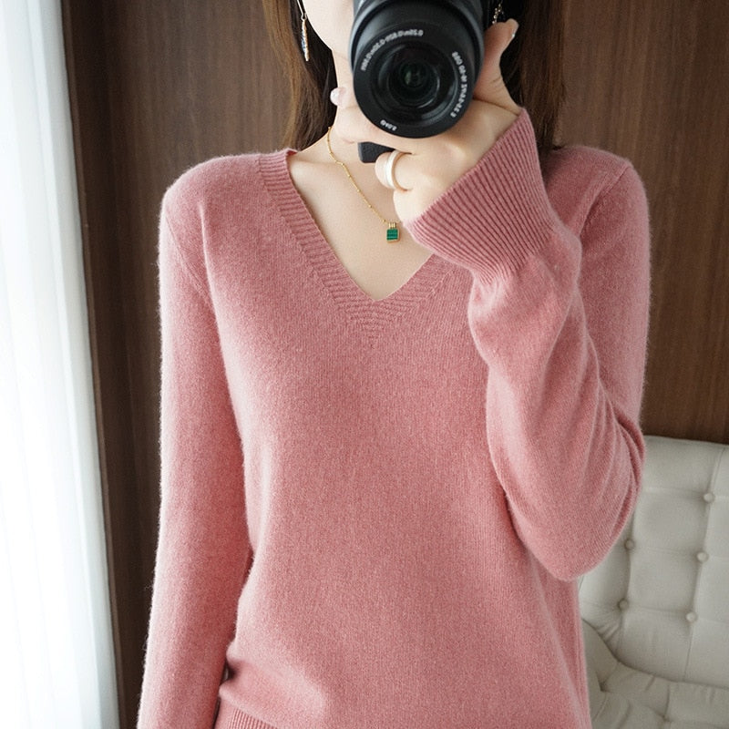 Sweater 2022 Autumn Winter Knitted Pullovers