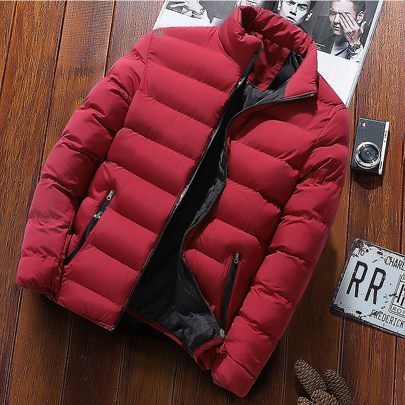 New Warm Thick Men Parka Jackets Winter Windbreak Cotton