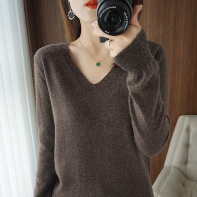 Sweater 2022 Autumn Winter Knitted Pullovers