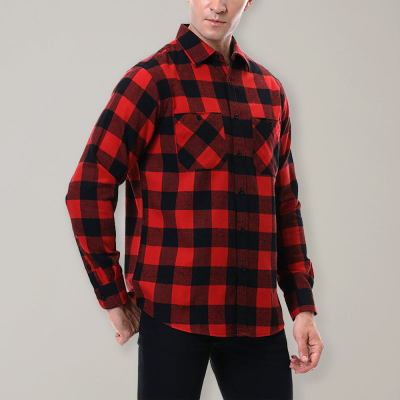 Classy Collared Plaid