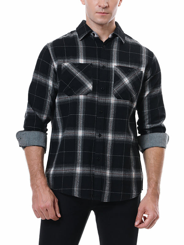 Classy Collared Plaid