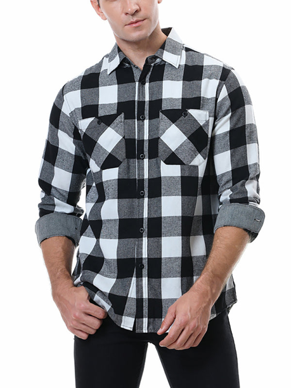Classy Collared Plaid