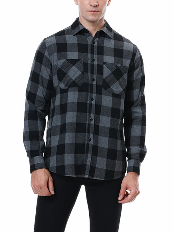Classy Collared Plaid