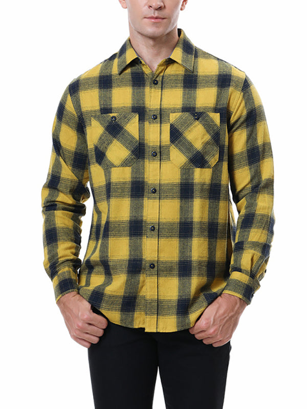 Classy Collared Plaid