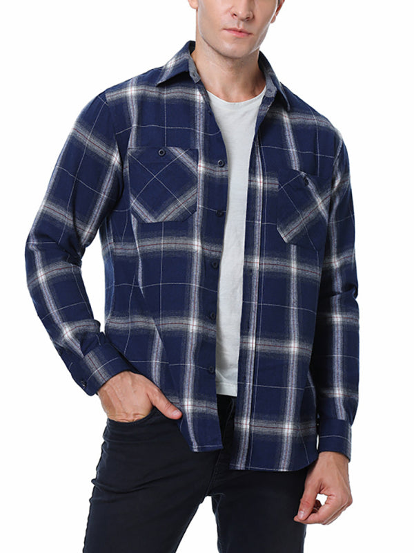 Classy Collared Plaid