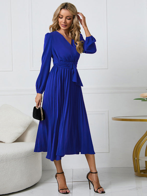 Faux-Wrap Dress