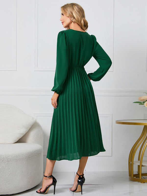 Faux-Wrap Dress