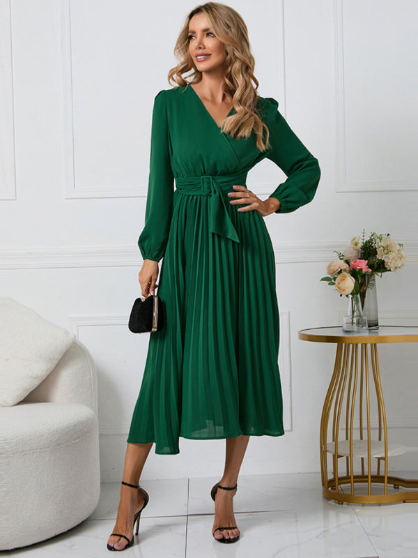 Faux-Wrap Dress