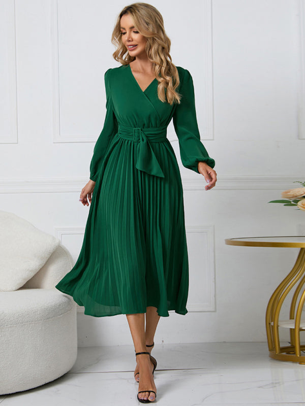 Faux-Wrap Dress